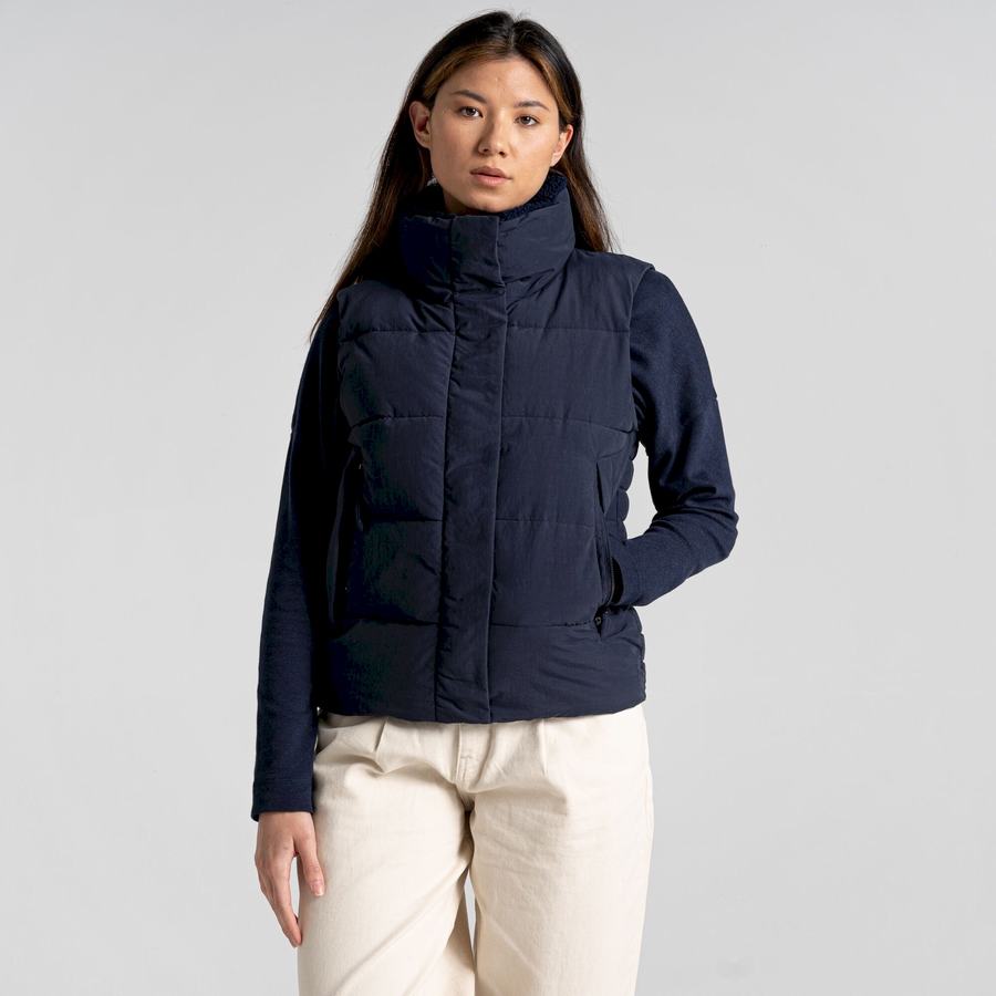 Craghoppers Langley Women's Gilets Blue Navy | ZZK3550JH