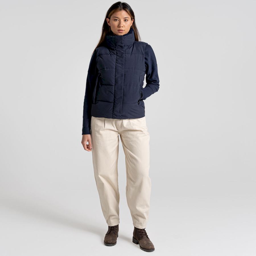 Craghoppers Langley Women's Gilets Blue Navy | ZZK3550JH