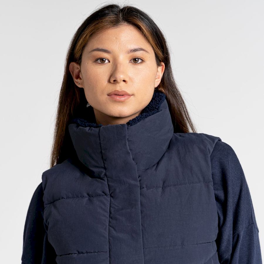 Craghoppers Langley Women's Gilets Blue Navy | ZZK3550JH