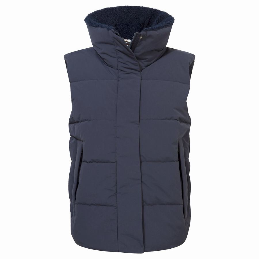 Craghoppers Langley Women's Gilets Blue Navy | ZZK3550JH