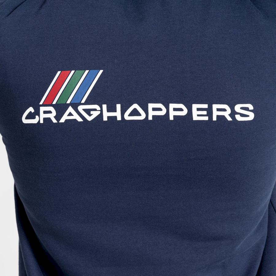 Craghoppers Lautner Hooded Women's Sweatshirts Blue Navy | ZWZ9969LY