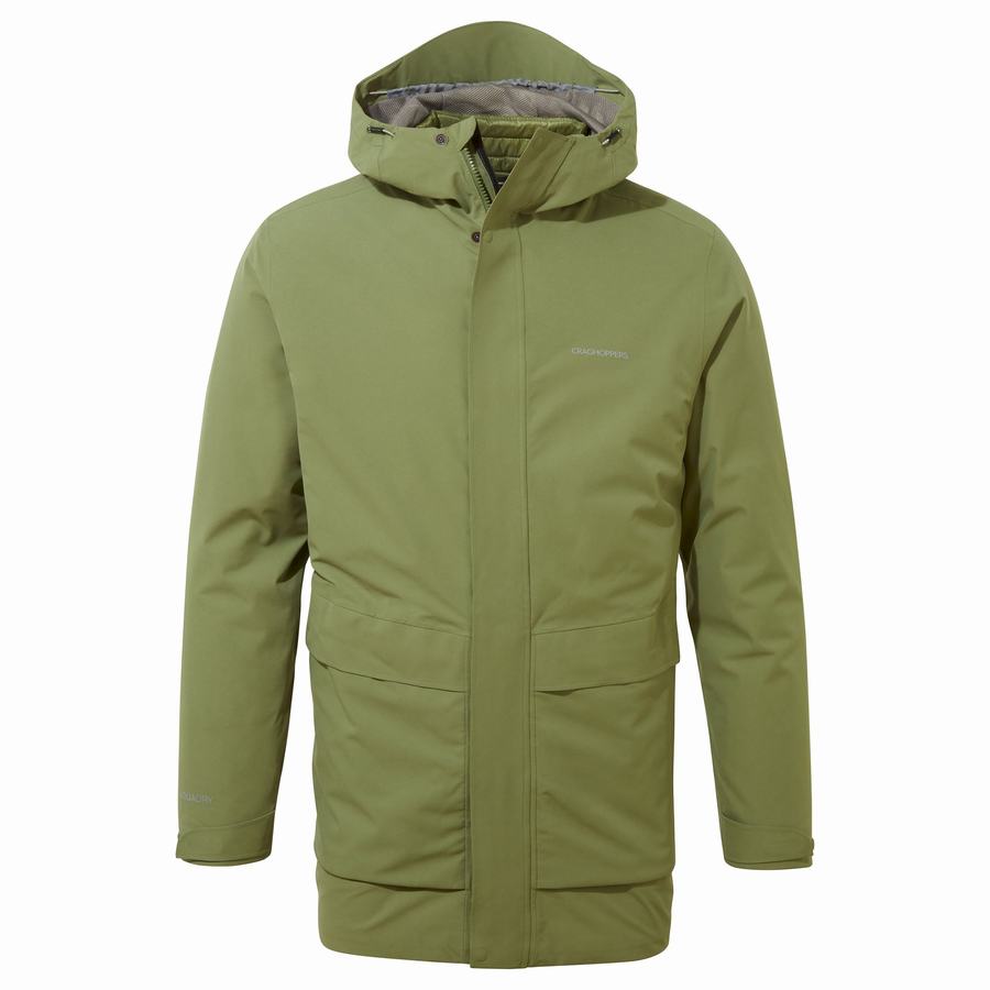 Craghoppers Lorton Pro 3 in 1 Men\'s Jackets Olive Green | SHZ4174QG