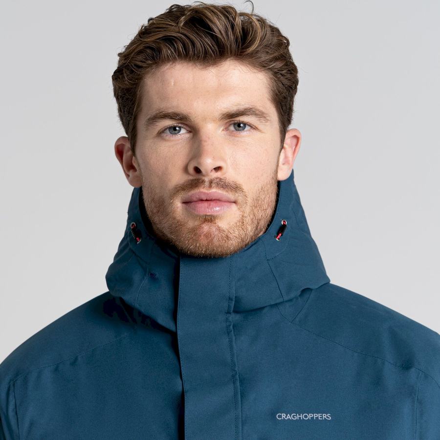 Craghoppers Lorton Thermic Men's Jackets Dark Blue | JMJ3129EX