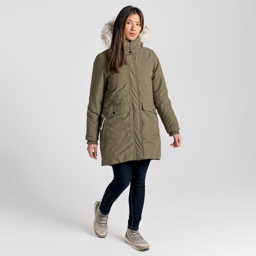 Craghoppers Lundale Insulated Women's Jackets Olive | ABZ3590QY