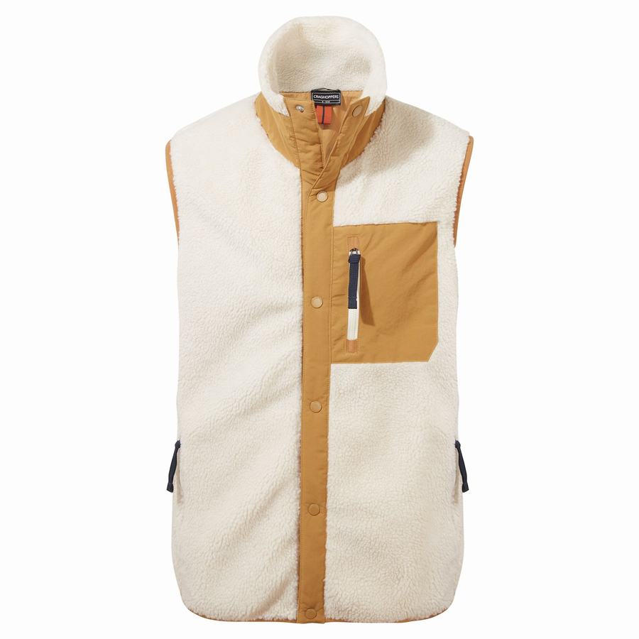 Craghoppers Mercer Vest Men\'s Gilets White | NSO5532XM