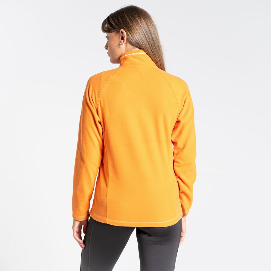 Craghoppers Miska Half Zip Women's Sweaters Orange | DIT1822YP