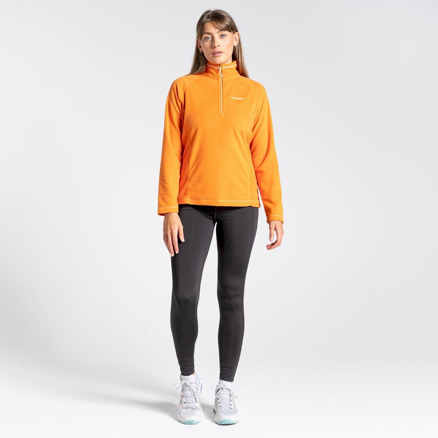 Craghoppers Miska Half Zip Women's Sweaters Orange | DIT1822YP