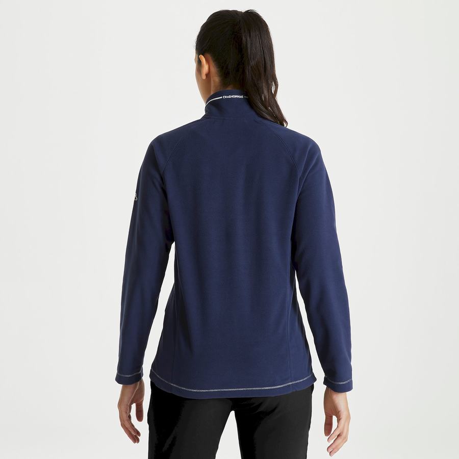 Craghoppers Miska Half Zip Women's Sweaters Blue Navy | JEI2355HI