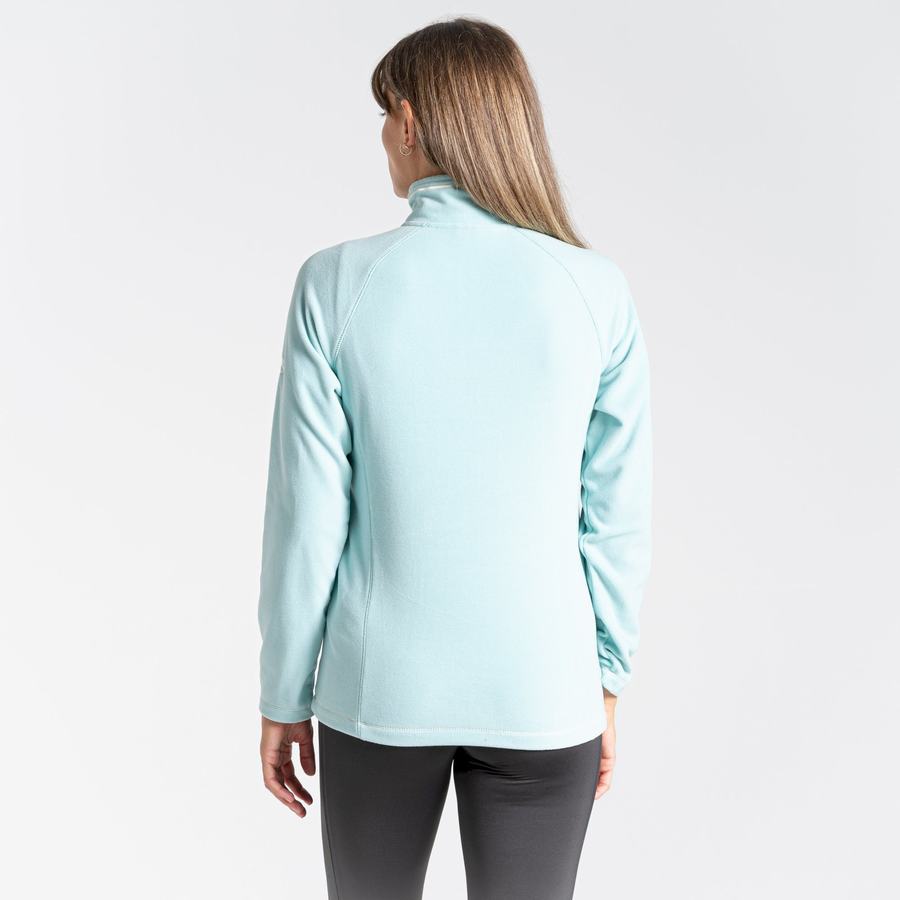 Craghoppers Miska Half Zip Women's Sweaters Green | ONA848QQ