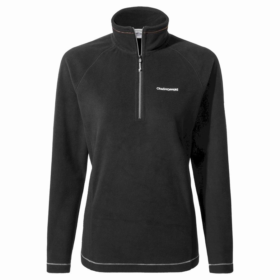 Craghoppers Miska Half Zip Women's Sweaters Black | RCC2030RV