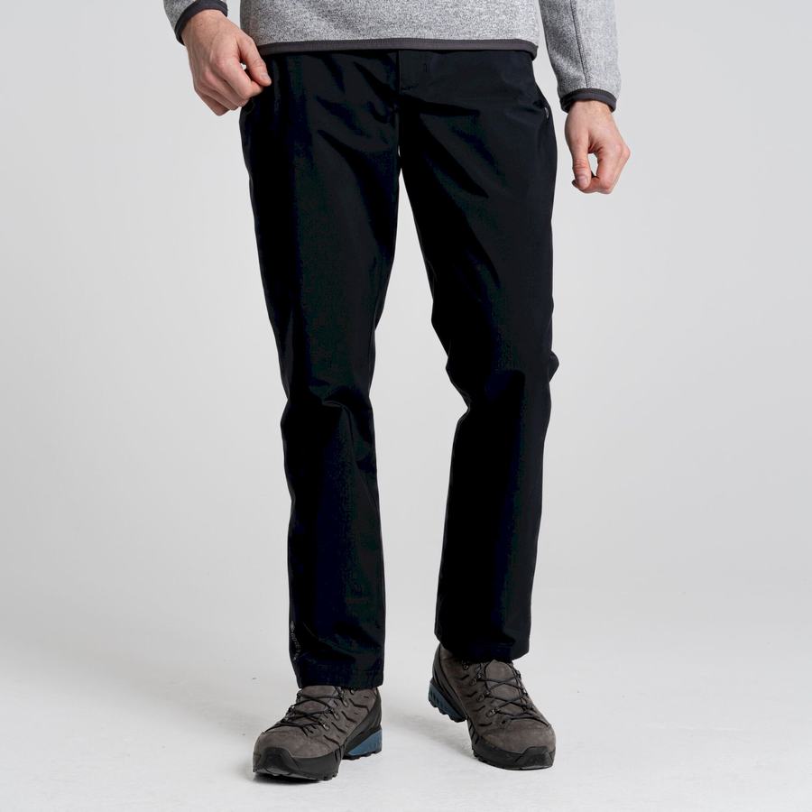 Craghoppers Nogales Gore-Tex Men's Trousers Black | XAG4388YU