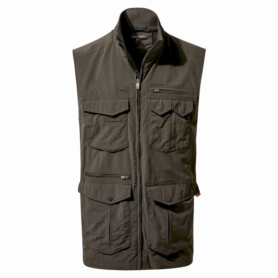 Craghoppers NosiLife Adventure II Men\'s Gilets Green | GRP4172MS