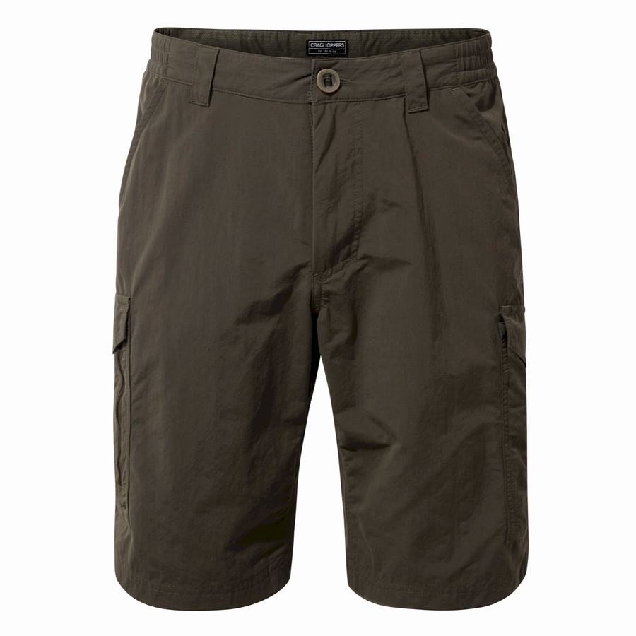 Craghoppers NosiLife Cargo II Men's Shorts Green | SGY6390KB