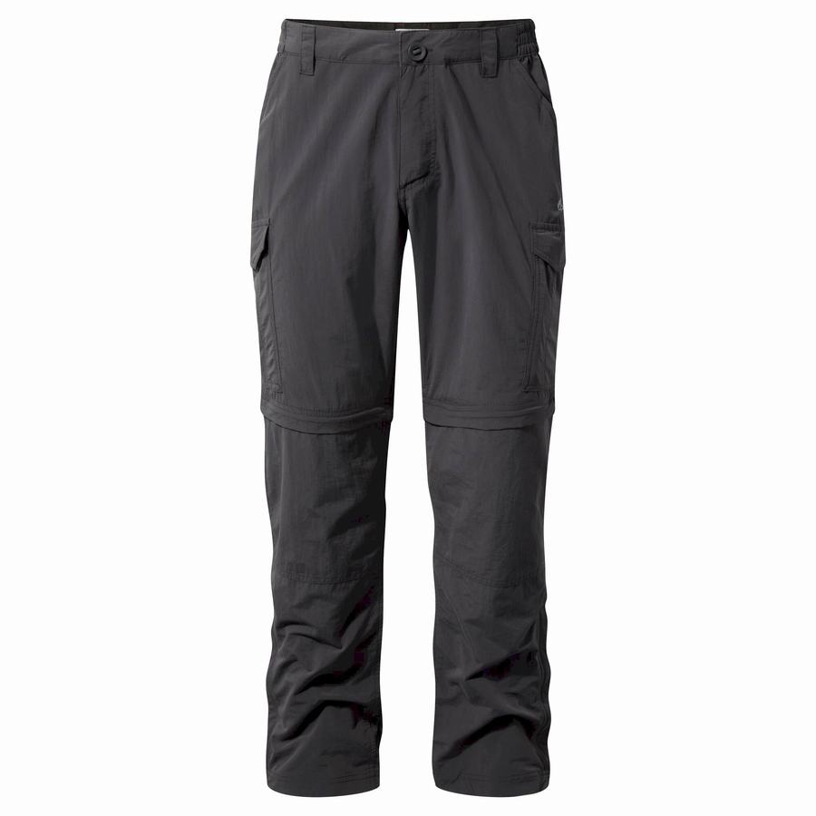 Craghoppers NosiLife II Men's Trousers Black | MCV8066BP