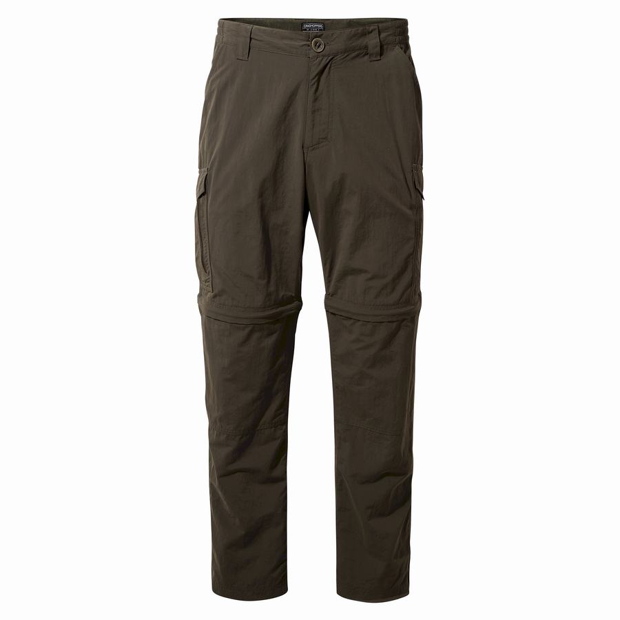 Craghoppers NosiLife II Men's Trousers Green | PUX3164VB