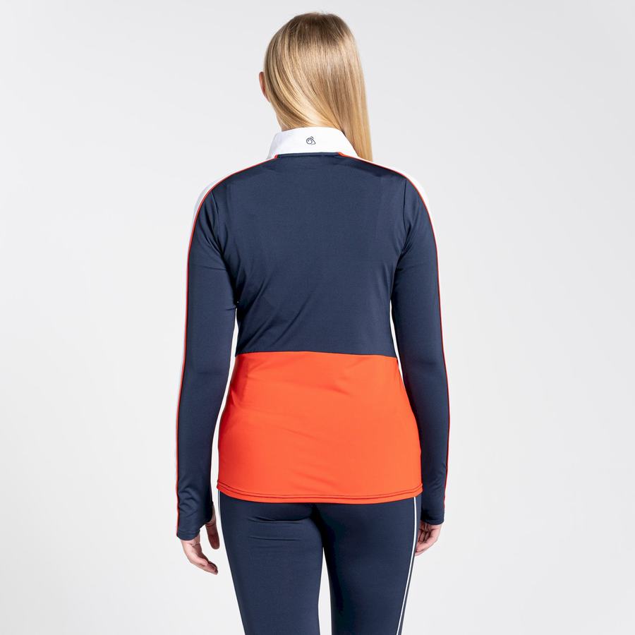 Craghoppers NosiLife Marcella Long Sleeved Women's T-Shirts Blue Navy | PDI10049RQ