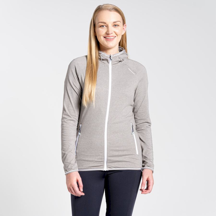 Craghoppers NosiLife Milanta Hooded Women's T-Shirts Grey | CWM4840IM