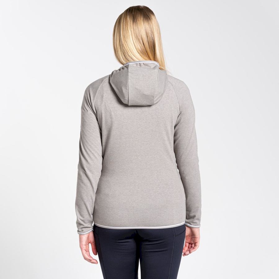 Craghoppers NosiLife Milanta Hooded Women's T-Shirts Grey | CWM4840IM