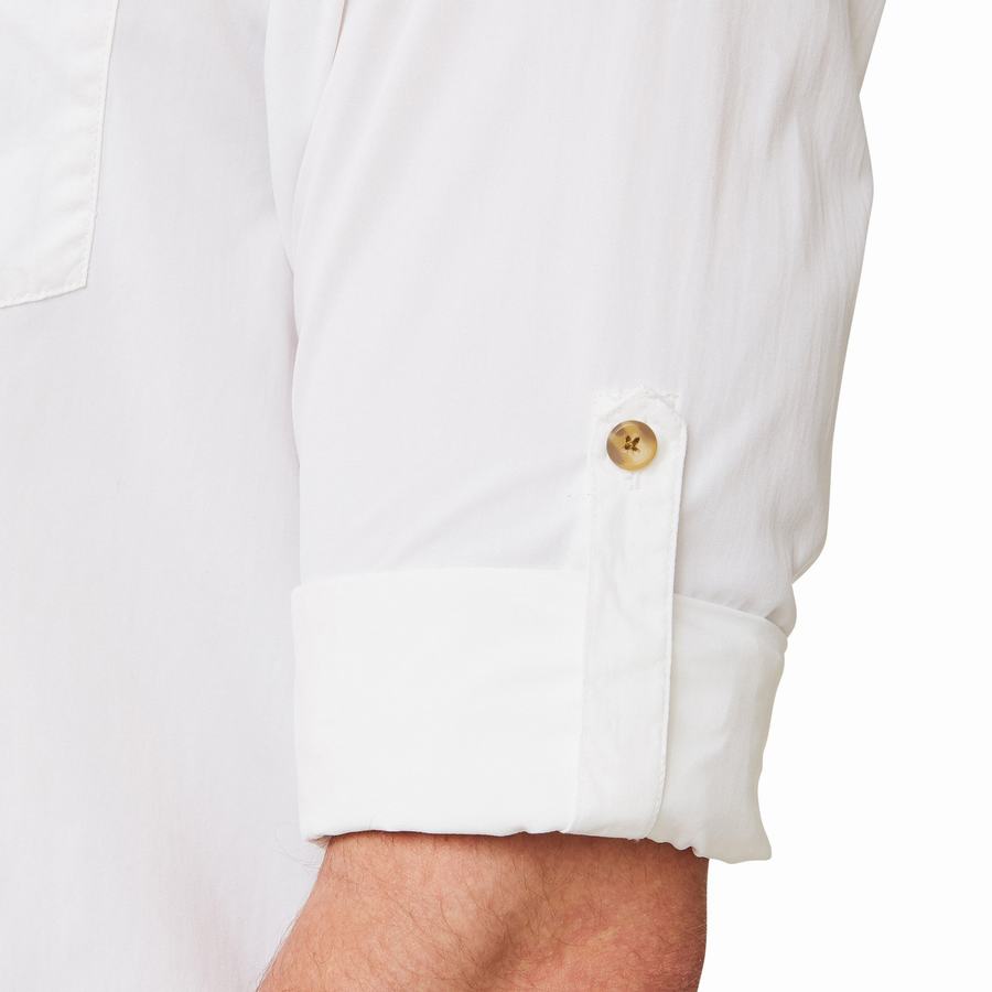 Craghoppers NosiLife Nuoro Long Sleeved Men's Shirts White | SID2553MH