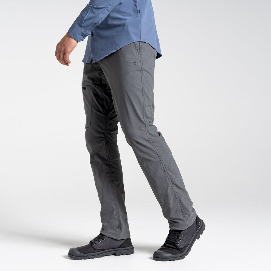 Craghoppers NosiLife Pro Active Men's Trousers Dark Grey | LRT7427TY