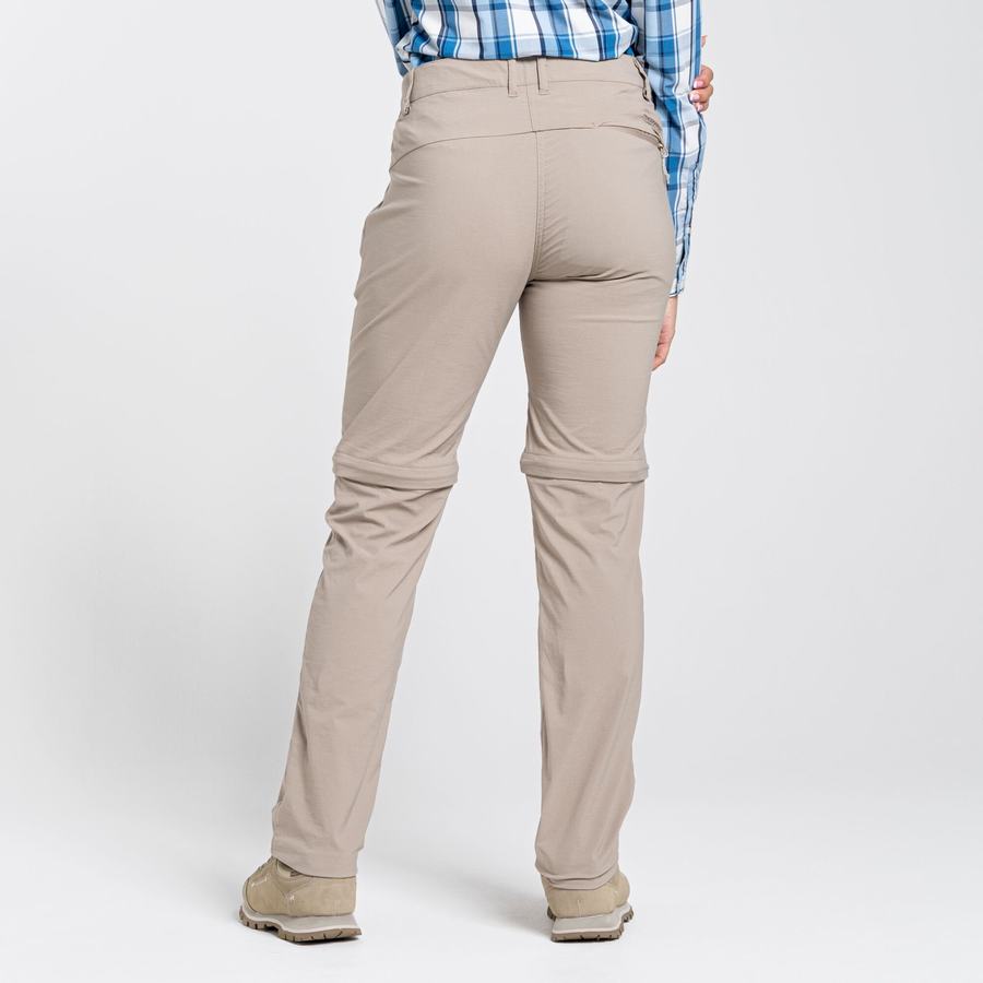 Craghoppers NosiLife Pro II Women's Trousers Light Brown | DAH7573AU