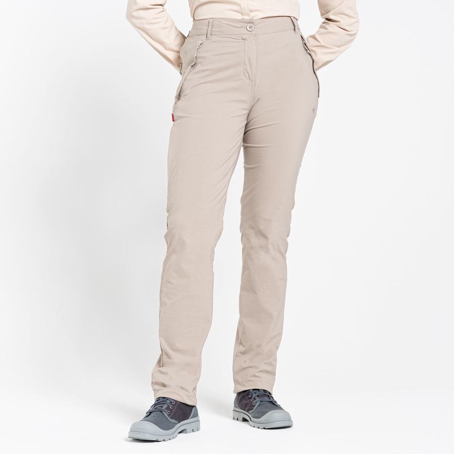 Craghoppers NosiLife Pro II Women\'s Trousers Light Brown | SMM208ZB