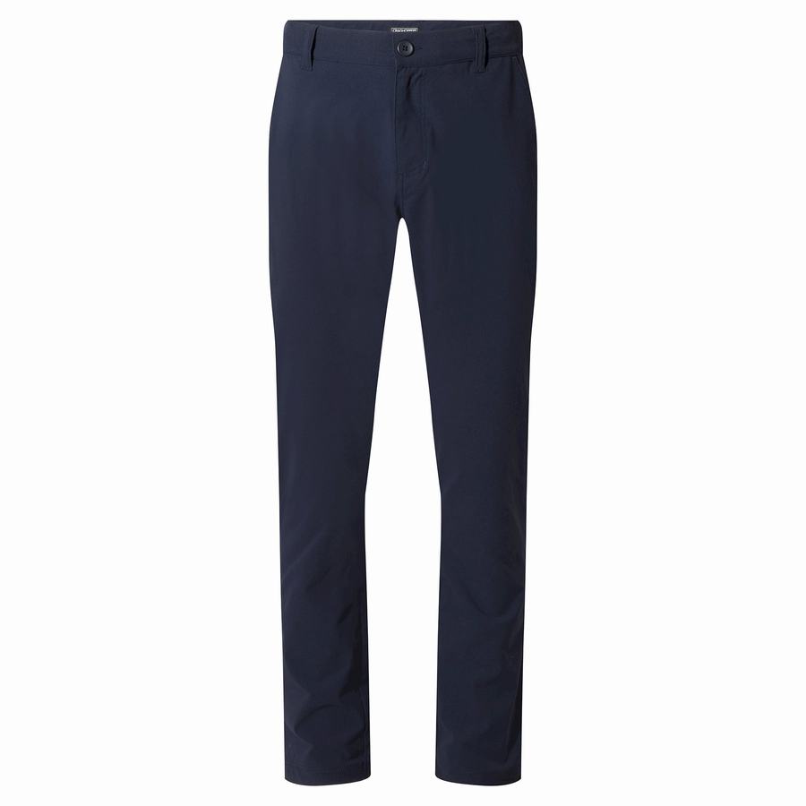 Craghoppers NosiLife Santos Men's Trousers Blue Navy | DLB9175MN