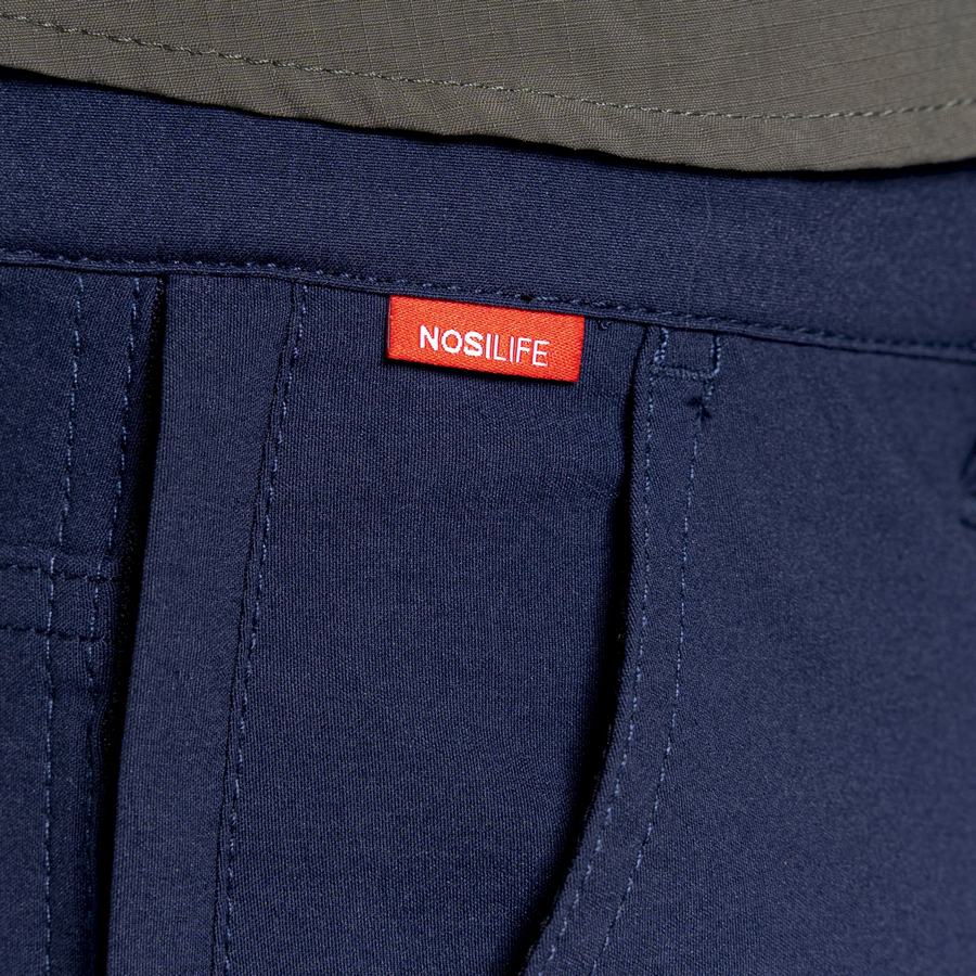 Craghoppers NosiLife Santos Men's Trousers Blue Navy | DLB9175MN