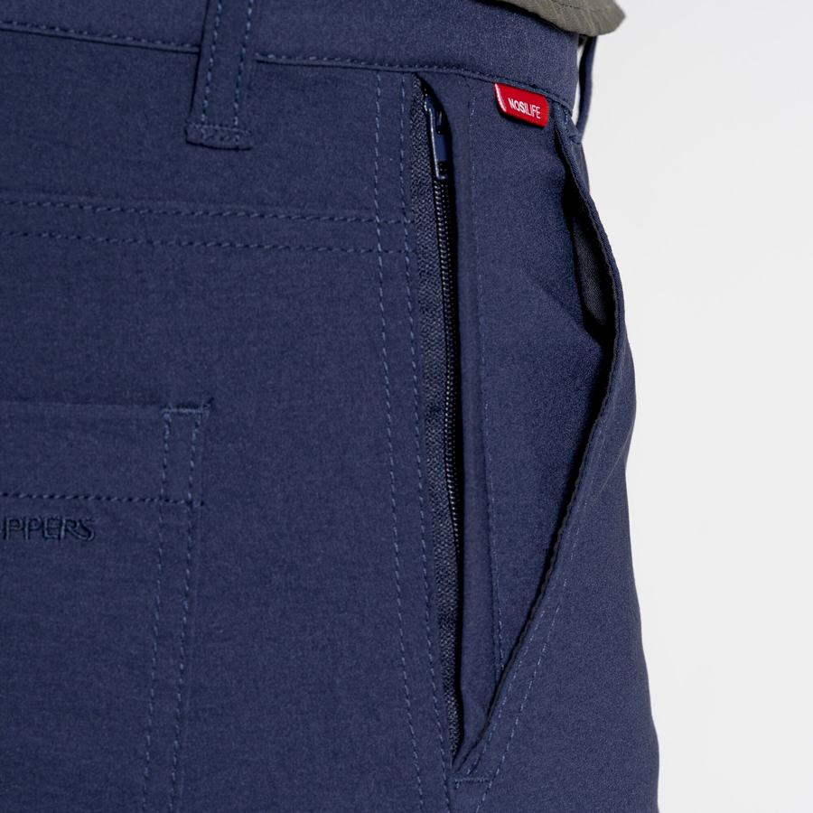 Craghoppers NosiLife Santos Men's Trousers Blue Navy | DLB9175MN