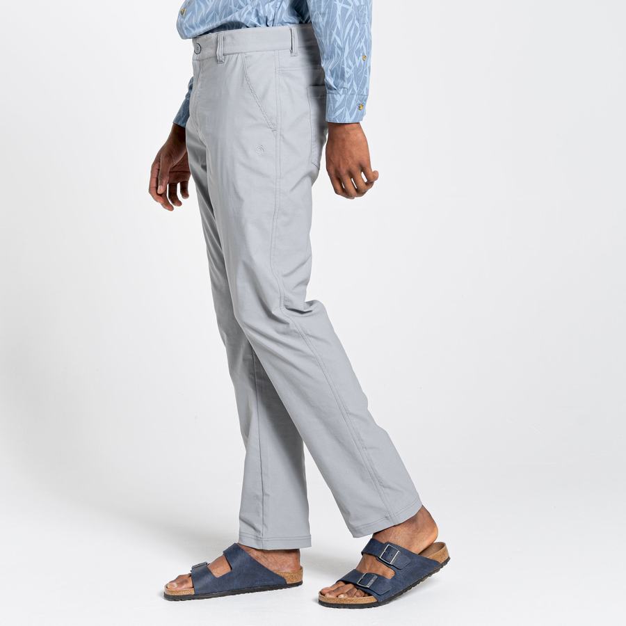 Craghoppers NosiLife Santos Men's Trousers Grey | FQB2515YN