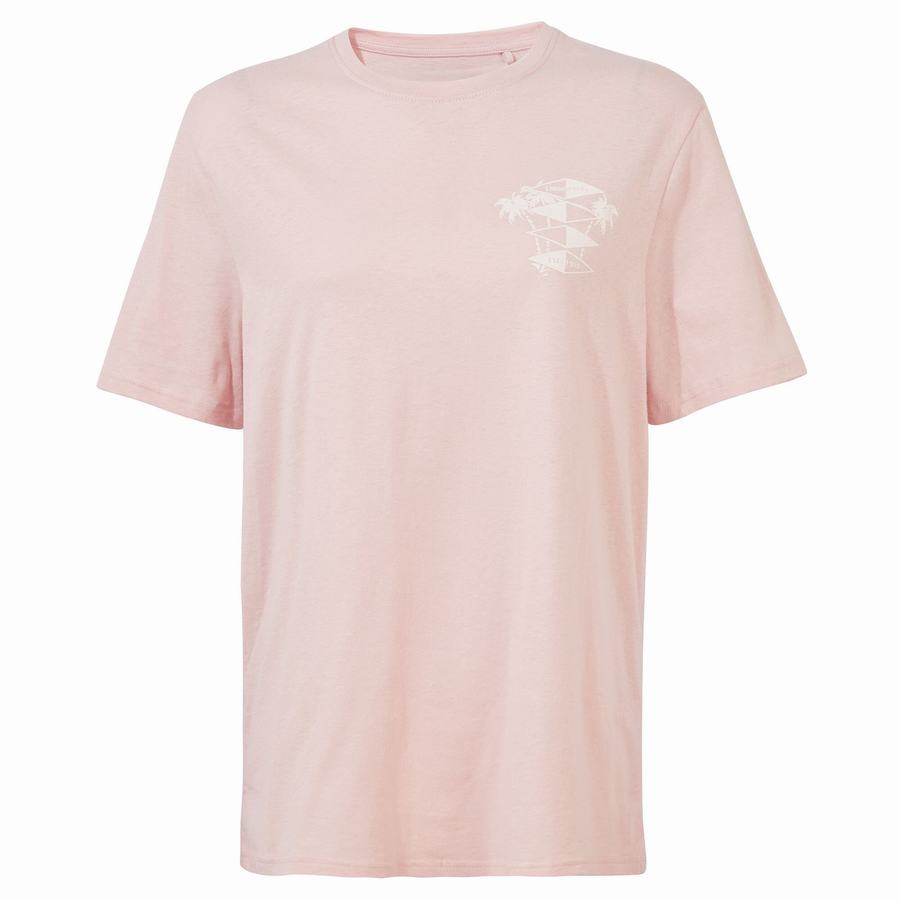 Craghoppers Nosibotanical Sten Short Sleeved Men's T-Shirts Pink | VNG21PN