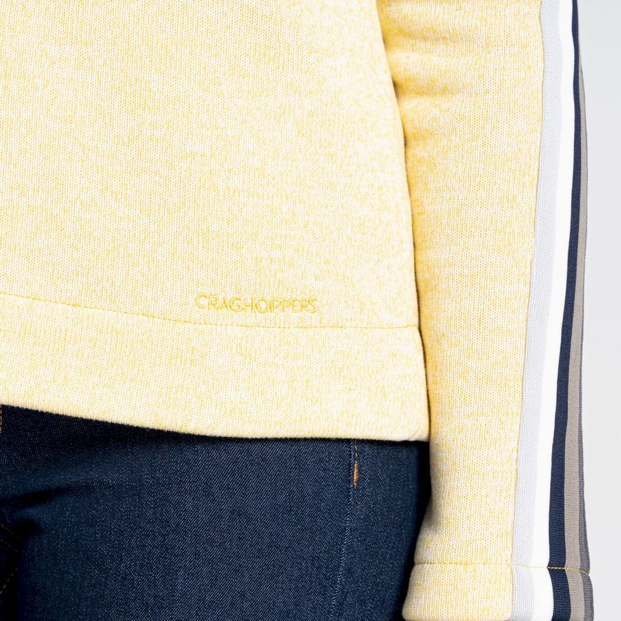 Craghoppers Pinalla Crew Neck Women's Sweatshirts Yellow | CUD228UC