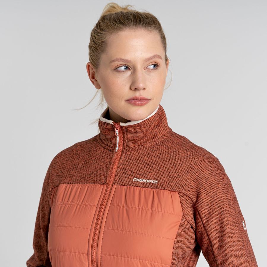 Craghoppers Regina Hybrid Women's Jackets Brown | JWM407ZR