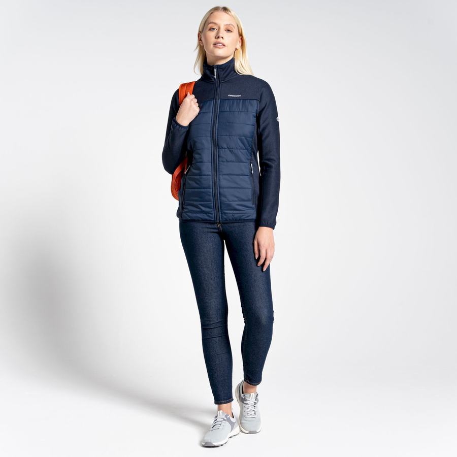 Craghoppers Regina Hybrid Women's Jackets Blue Navy | ZSC2354YO