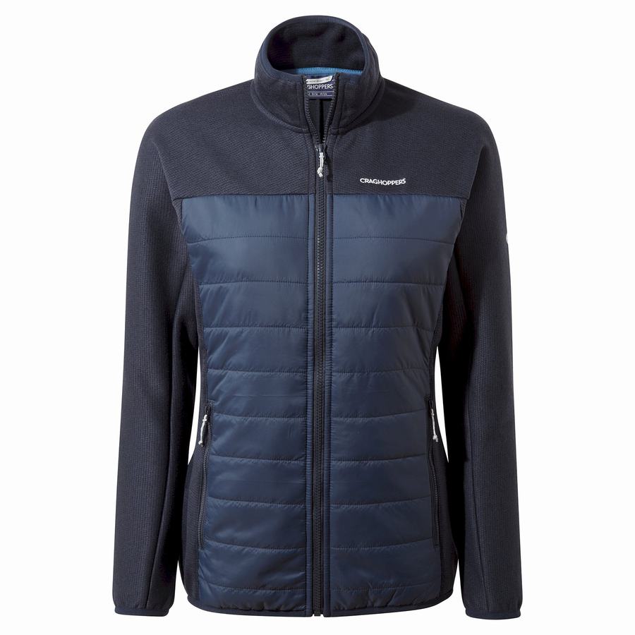 Craghoppers Regina Hybrid Women's Jackets Blue Navy | ZSC2354YO