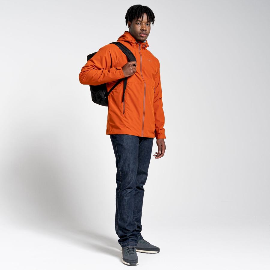 Craghoppers Sebastian Men's Jackets Orange | ZKU6325JZ