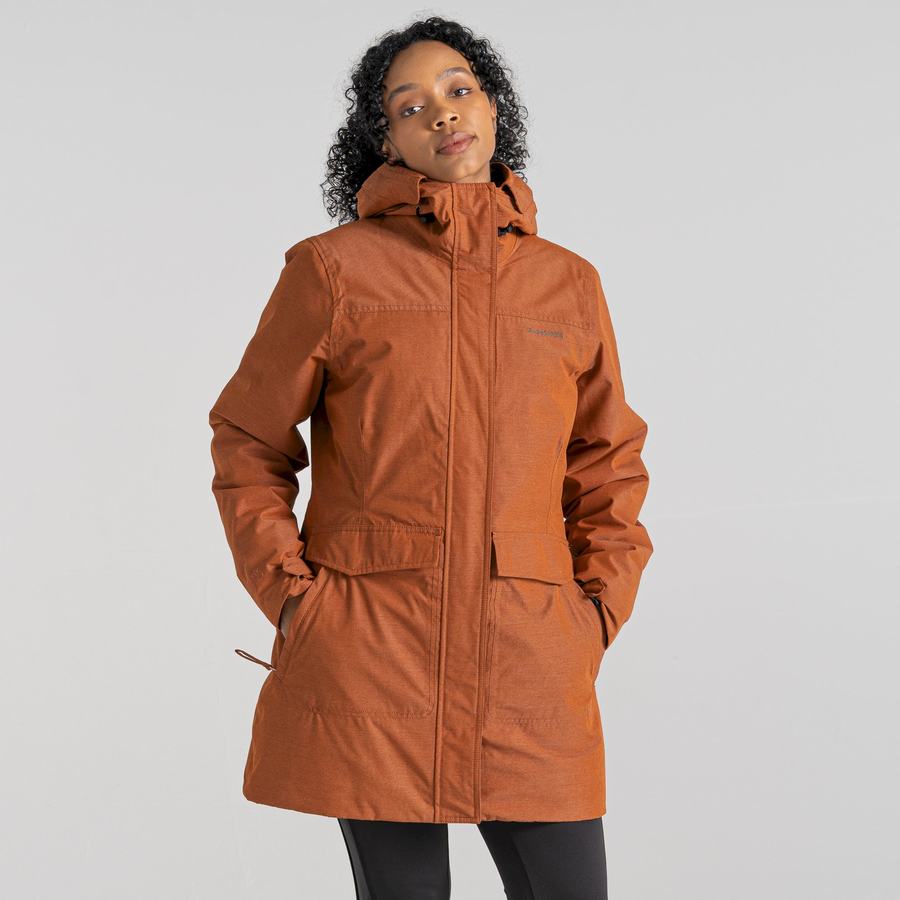 Craghoppers Shayla Insulated Women's Jackets Brown | PXS1258MA