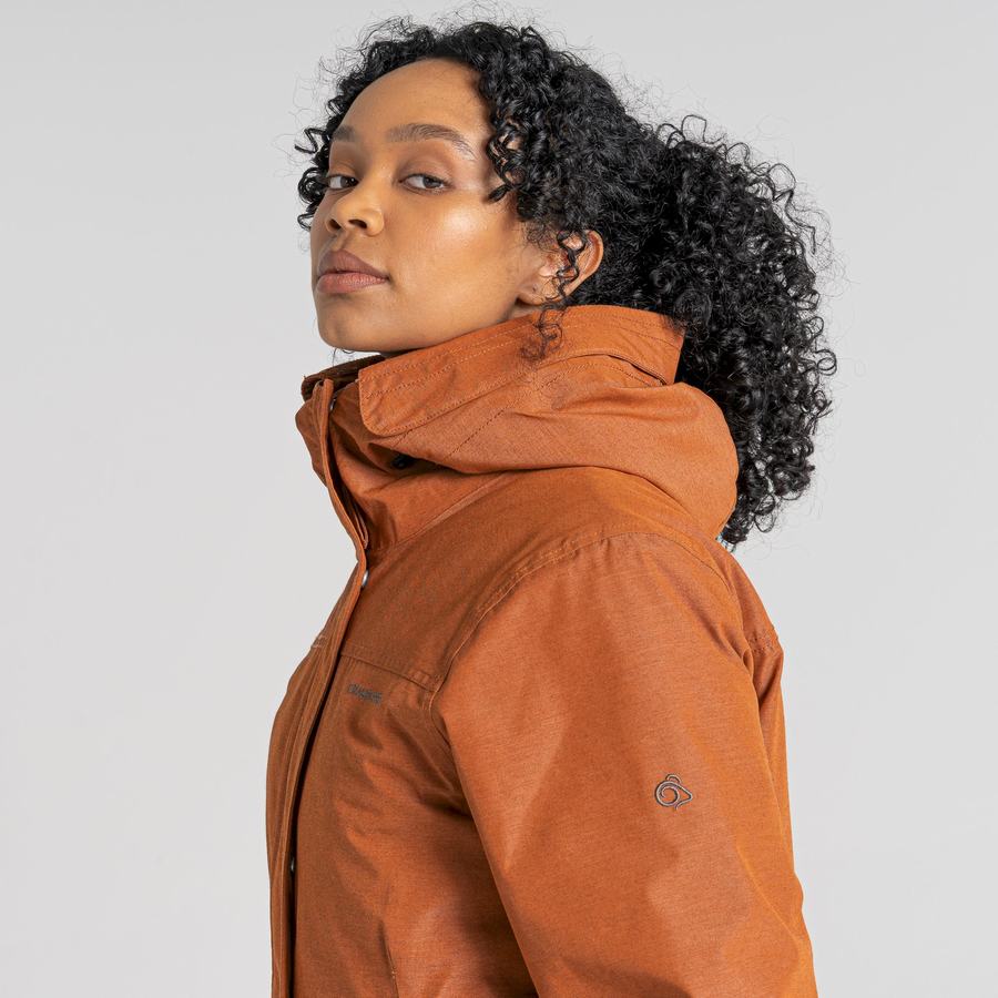 Craghoppers Shayla Insulated Women's Jackets Brown | PXS1258MA