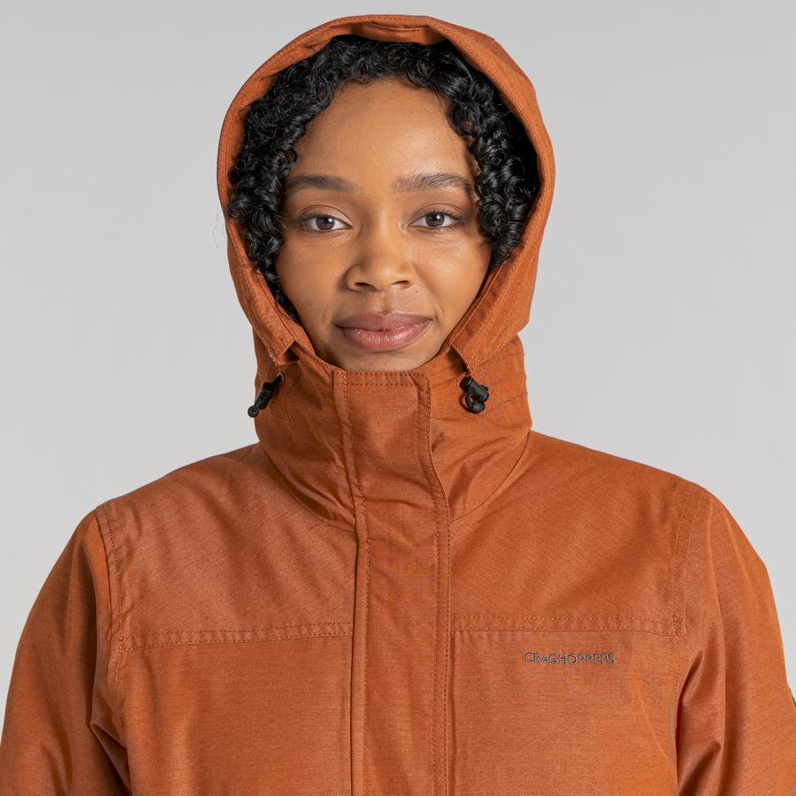 Craghoppers Shayla Insulated Women's Jackets Brown | PXS1258MA