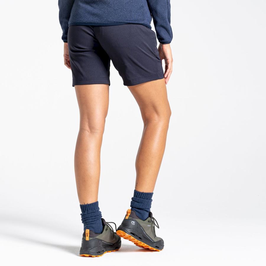 Craghoppers Stretch Kiwi Pro III Women's Shorts Navy | PLV8076ZC