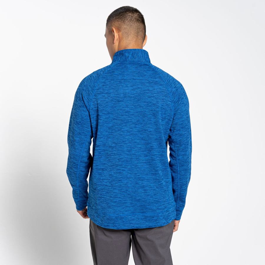 Craghoppers Stromer Half Men's Sweaters Blue | HVB7260TD