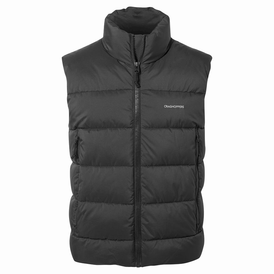 Craghoppers Sutherland Vest Men's Gilets Black | VXR8238WO