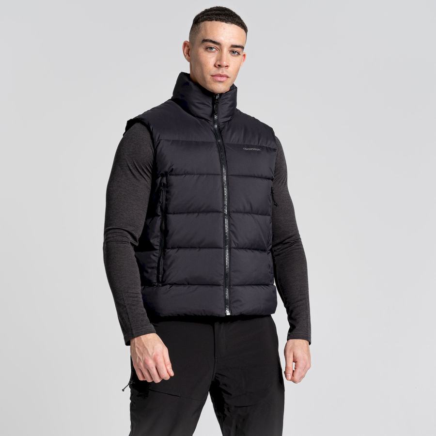 Craghoppers Sutherland Vest Men's Gilets Black | VXR8238WO