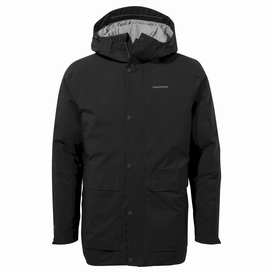 Craghoppers Talo Thermic GORE-TEX Men's Jackets Black | GQO3461VU