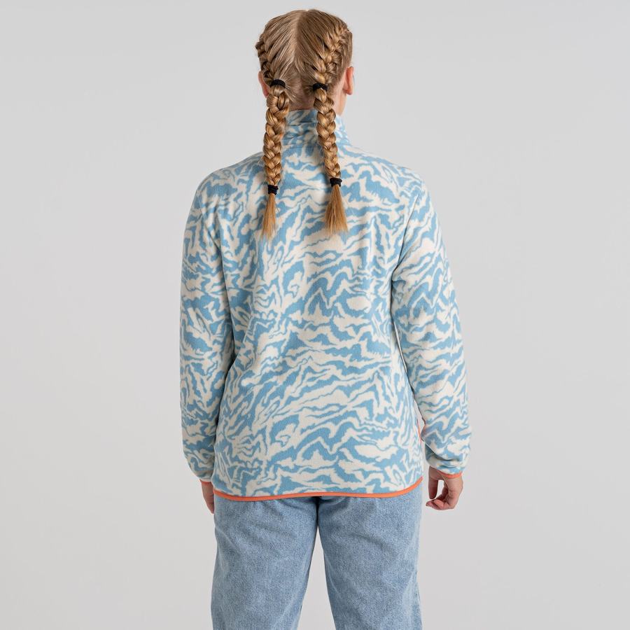 Craghoppers Teton Overhead Women's Sweatshirts Light Turquoise | LHG238WP