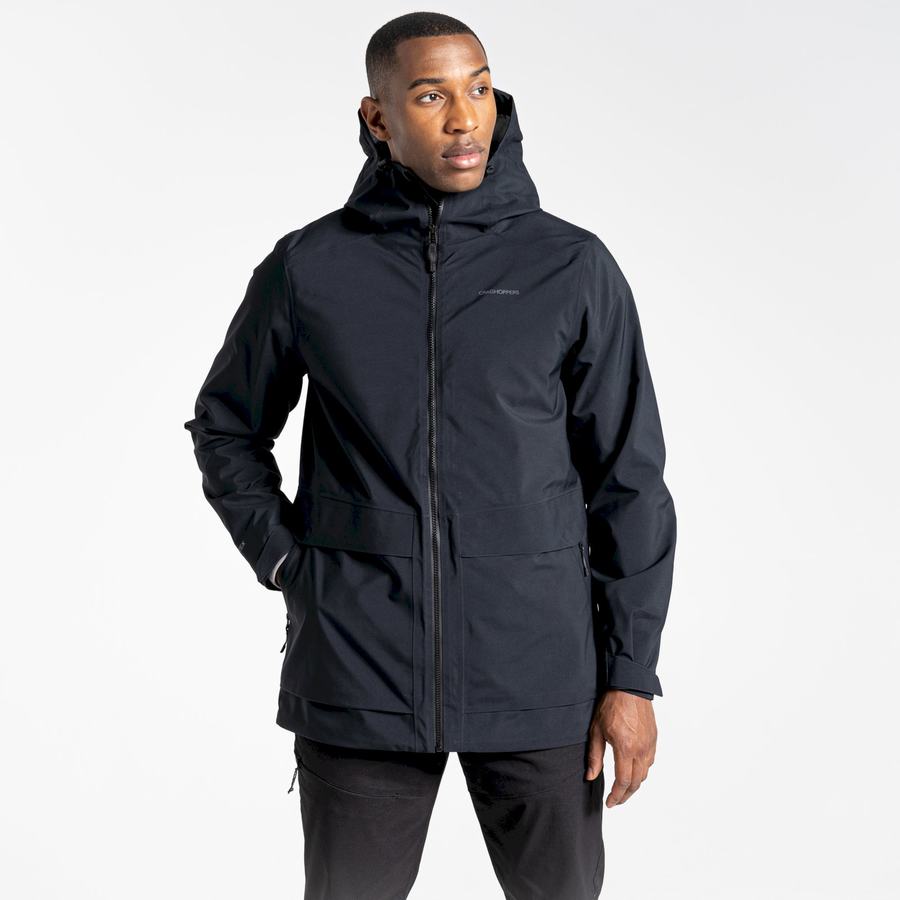 Craghoppers Toledo GORE-TEX Men's Jackets Black | HMC4160VQ