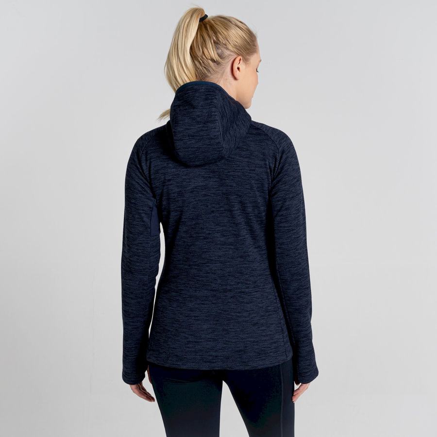 Craghoppers Trina Hooded Women's Jackets Blue Navy | QFR3014KM