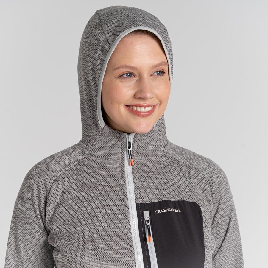 Craghoppers Trina Hooded Women's Jackets Silver | TLM2313DK