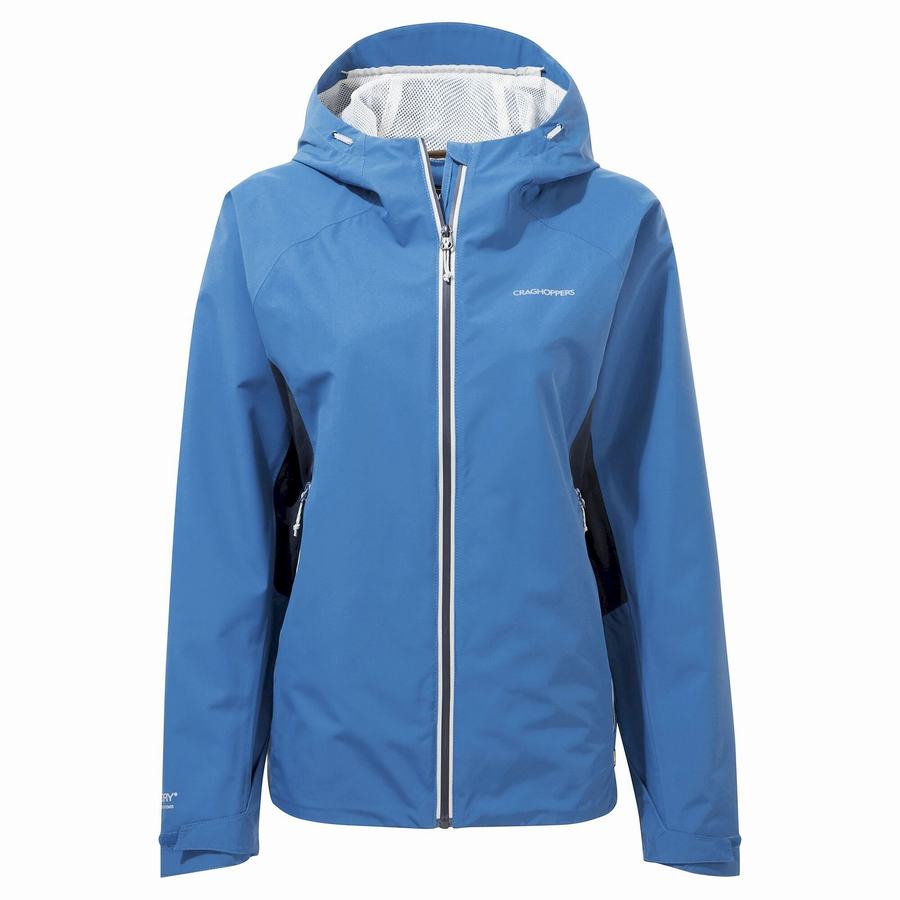 Craghoppers Waterproof Atlas Women's Jackets Blue Navy | GBO4857CO