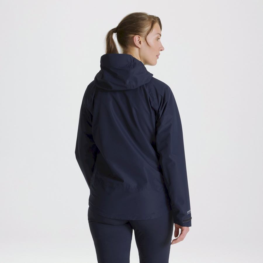 Craghoppers Waterproof Atlas Women's Jackets Blue Navy | JFV9089GI